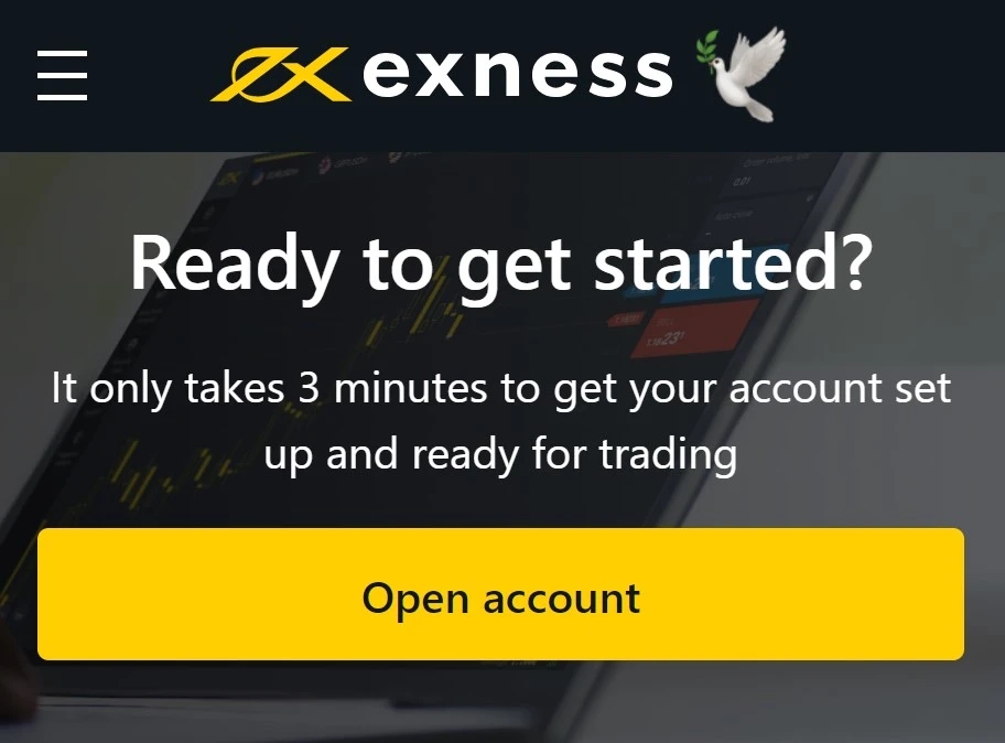 Exness Registration – Open Trading Account